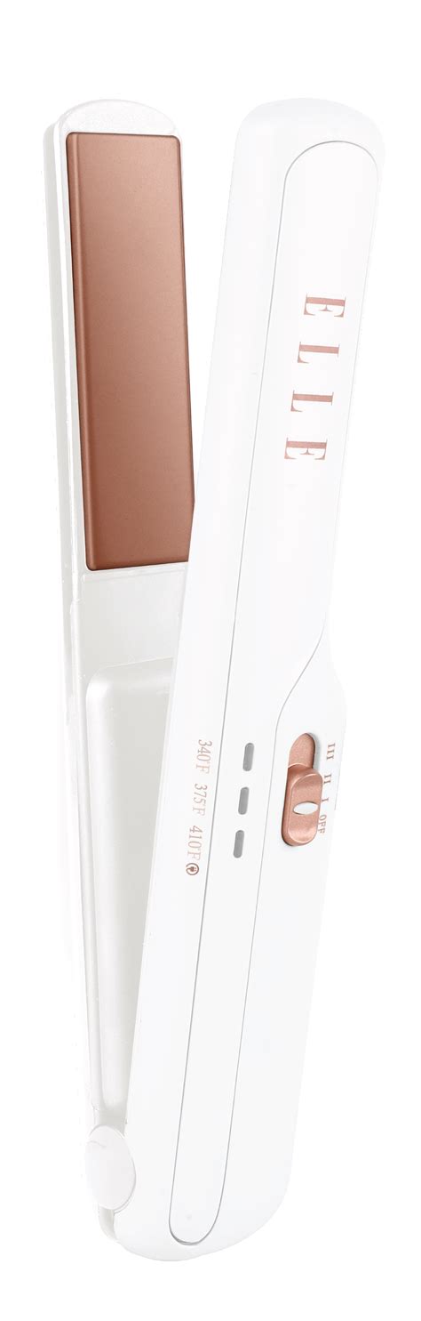 elle luxe rechargeable double ceramic flat iron techbyelle