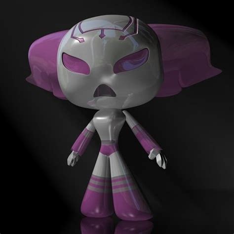 3d Model Protogirl Robot Character Female Rigged