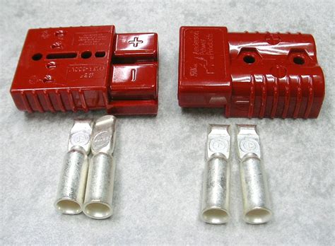 pair anderson sb  amp  plug cable terminal battery power connectorgrey  medium