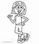 Mcguire Coloring Pages Lizzie Color Cartoon Colouring Kids Lizzy sketch template