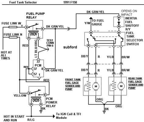 fuel pump wiring diagram