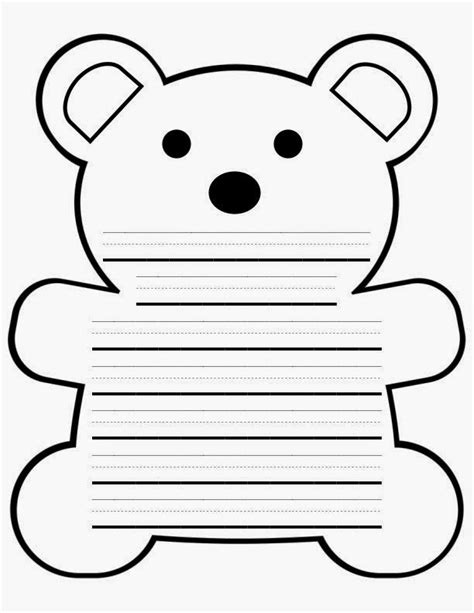 teddy bear templates clipart