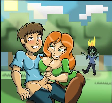 Rule 34 2d 2d Artwork Alex Minecraft Being Watched Breasts