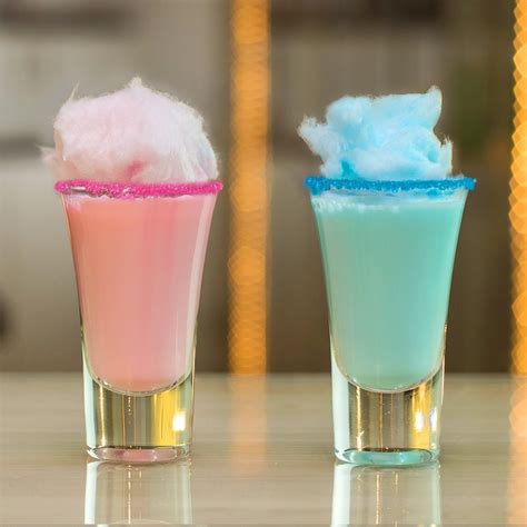 Cotton Candy Shots Tipsy Bartender