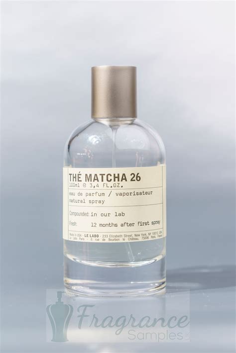le labo  matcha  fragrance samples uk