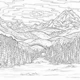 Mountains Macomber Debbie Salvato sketch template