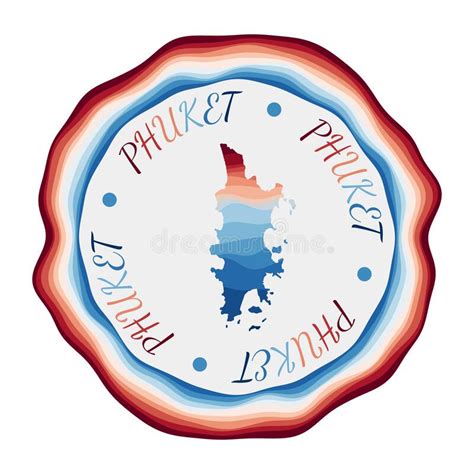 phuket logo collection stock vector illustration  border