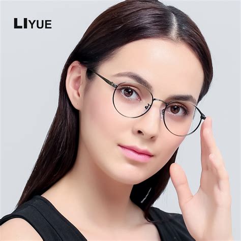 buy liyue vintage round metal frame glasses new