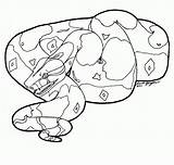 Coloring Python Pages Library Clipart Constrictor Boa sketch template