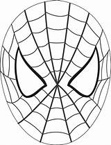 Spiderman Mask Coloring Printable Pages Face Masks Stencil Kids Choose Board sketch template