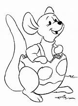Easter Pages Coloring Disney Roo Color Kids Printable Egg Pooh Winnie Printables Holidays Coloringpagesabc Rocks sketch template