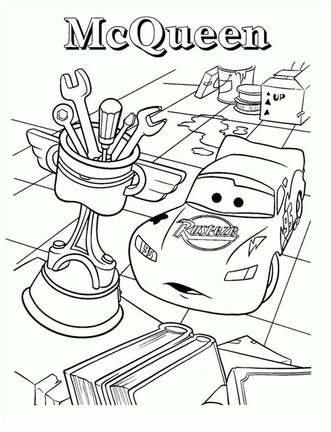 printable lightning mcqueen coloring pages  kids