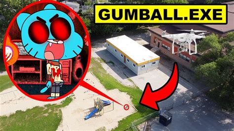 drone catches cursed gumballexe  abandoned school gumballexe caught  drone
