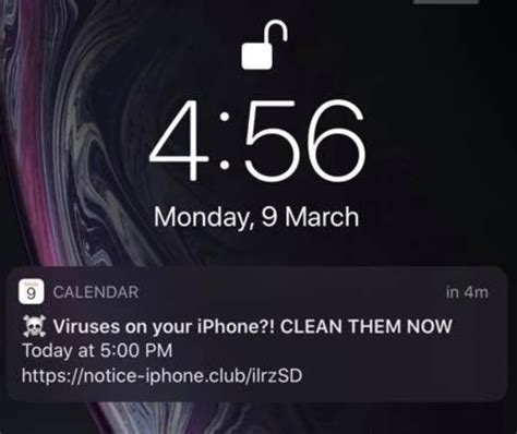 remove click subscribe calendar  virus  iphone