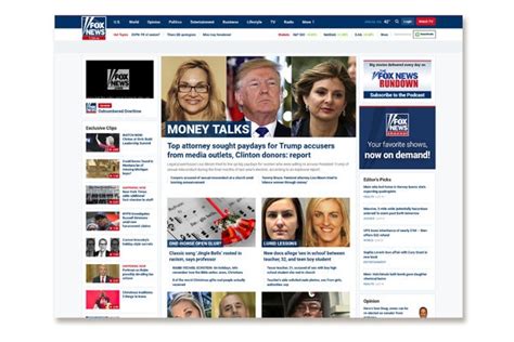 at the fox news site a sudden focus on women as sex