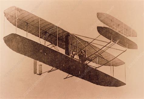 wright flyer   stock image  science photo library