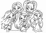 Bratz Coloring Pages Print Colouring Printable Sheets Barbie Color Cheerleading Yasmin Kids Babyz Friend Petz Getcolorings Popular Dress Coloringhome Cowgirl sketch template