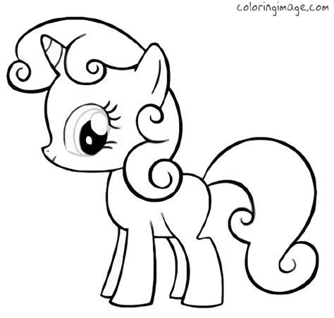 ideas    pony baby coloring pages home