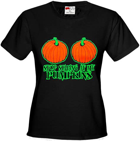 halloween costume  shirts stop staring   pumpkins girls  shirt