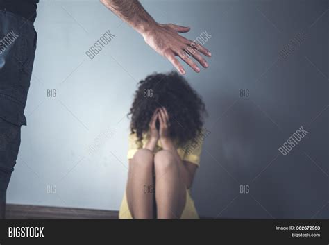 angry man beat woman image and photo free trial bigstock