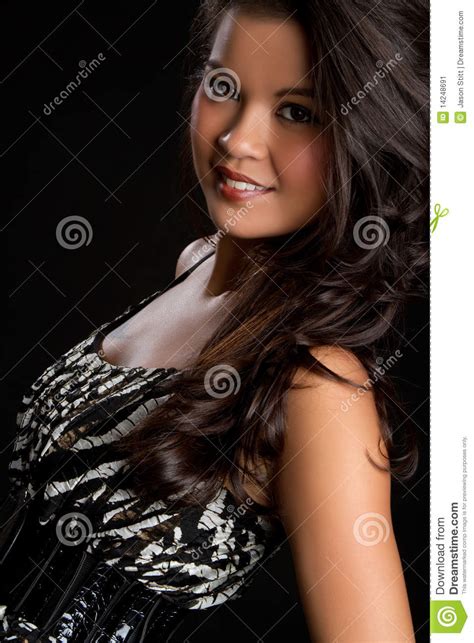 pretty filipino woman stock image image of portrait 14248691