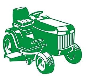 amazoncom riding lawn mower decal sticker peel  stick sticker graphic auto wall