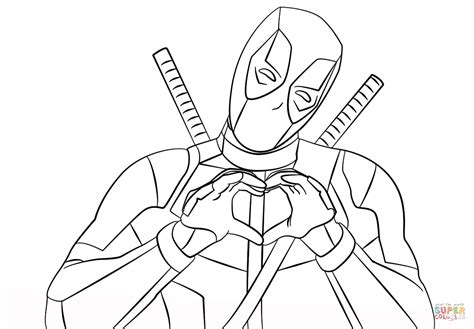 deadpool coloring pages  adults clip art library
