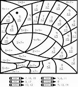 Number Thanksgiving Addition Color Math Coloring Pages Worksheets Kids Choose Board Grade Printable Teacher 4th sketch template