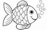 Fisch Fische Malvorlage Ausmalbilder Ausmalen Colouring sketch template