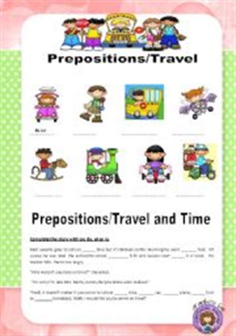 english exercises prepositions   means  transport