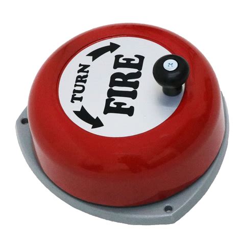 rotary hand fire safety bell manual alarm  oypla stocking