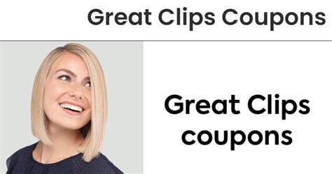 great clips haircut coupon   promo code