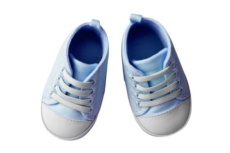 blue baby shoes isolated   transparent background  png