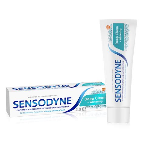 sensodyne deep clean whitening sensitive toothpaste  oz furniturezstore