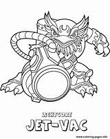 Vac Jet Coloring Skylanders Giants Pages Lightcore Air Printable Color sketch template