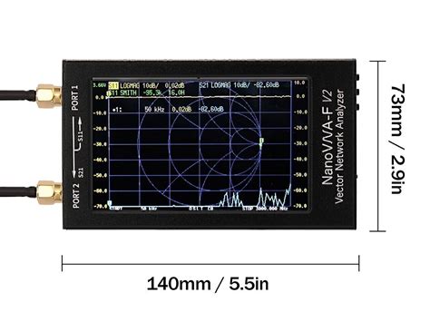 nanovna   saa hfvhfuhf antenna analyzer simple rf vector network analyzer elekitsorparts