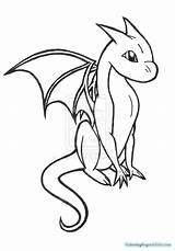 Realistic Coloring Pages Getdrawings Dragons Dragon sketch template