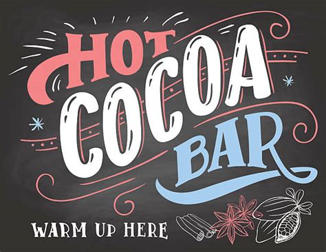 printable hot chocolate bar sign template