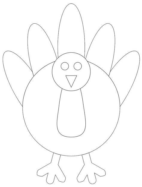 printable turkey stencil