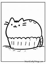 Pusheen Colouring Cute Iheartcraftythings sketch template