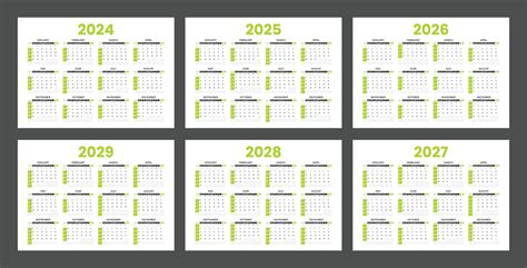 set  calendars         minimalist