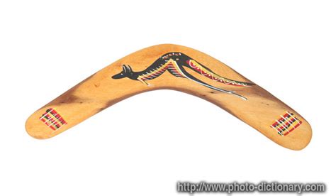 boomerang photopicture definition  photo dictionary boomerang word  phrase defined