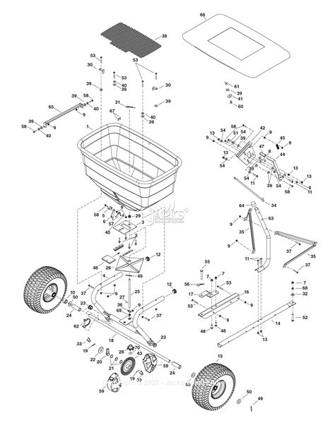 agri fab    lb tow spreader parts diagram  parts list