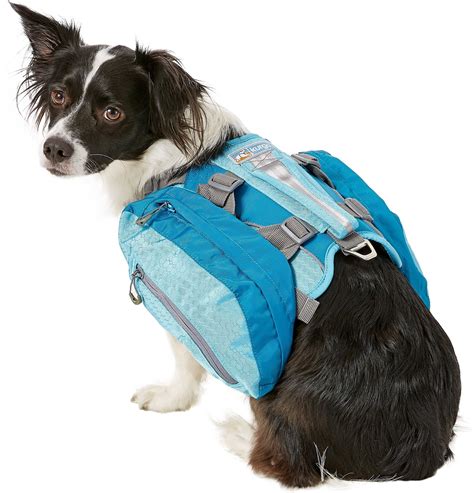 kurgo baxter dog backpack baxter coastal blue chewycom