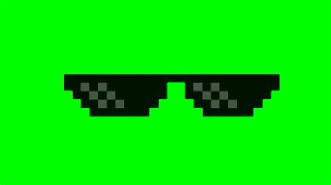 Mlg Deal With It Glasses Green Screen Youtube