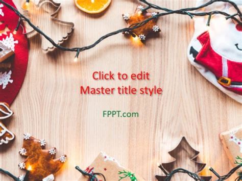 christmas time powerpoint template  powerpoint templates