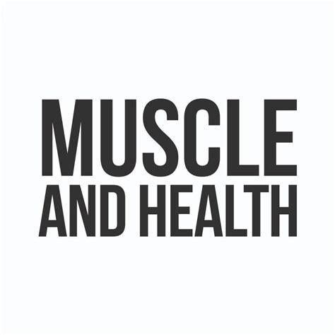 muscle  health magazine
