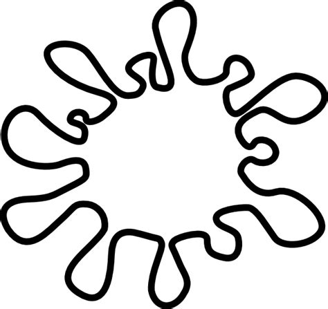 paint splat coloring page coloring pages