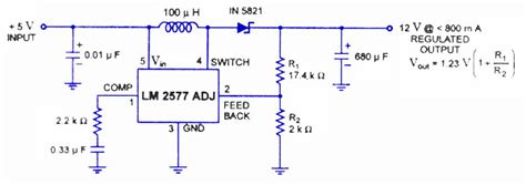 lm  lm regulator switching circuit power supply diagram  circuit