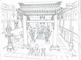 Chinatown sketch template